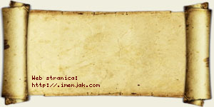 Tijana Veles vizit kartica